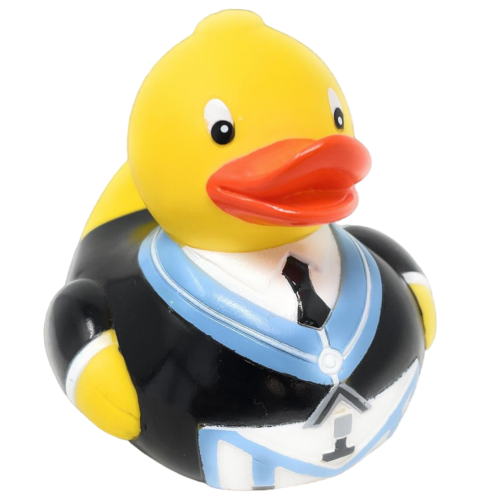 Duckshop Canard De Bain Couineur Jaune – 7,5 Cm, En Vinyle, Cadeau Pour Fête, Bain, Baby Shower (ne Flotte Pas Droit)