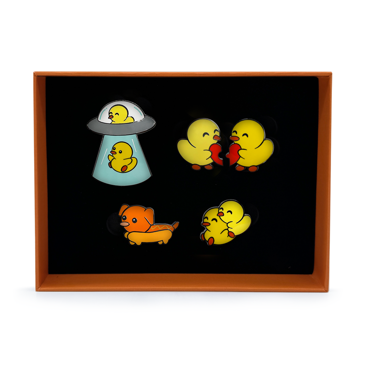 Duckie & Duck Pin Set