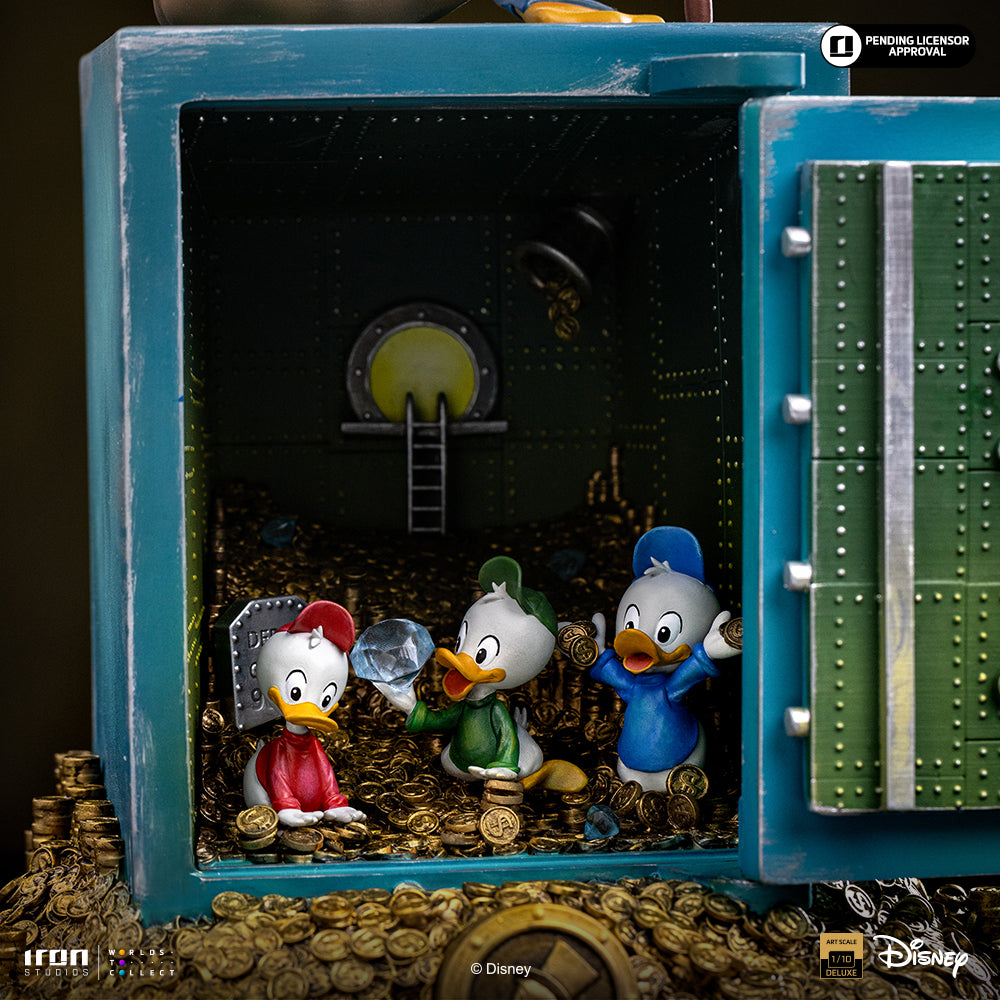 Statue Onkel Dagobert Duck und Neffen - DuckTales - Art Scale 1/10 - Disney Classics
