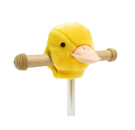 Yellow Duck Head Accessory for Kids' Bikes and Scooters