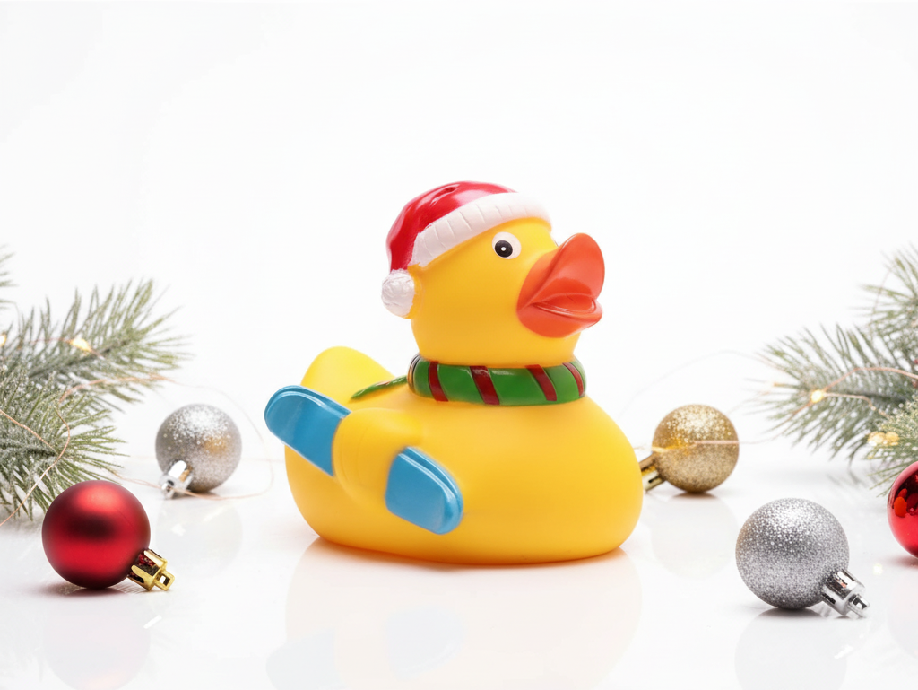Canard Skieur de Noël