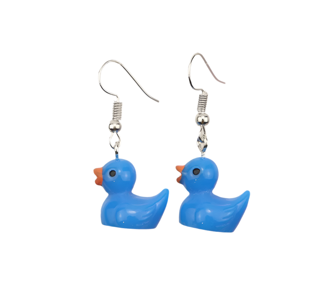 Duck earrings