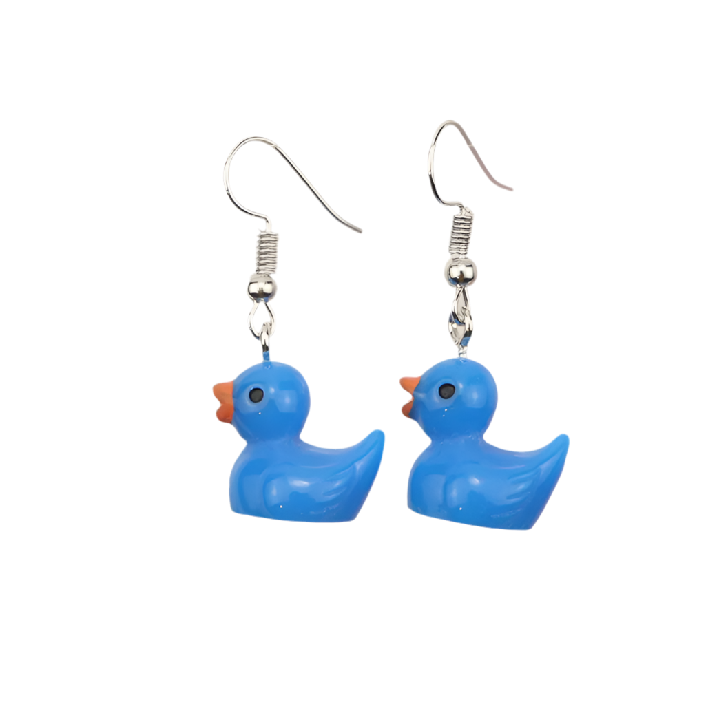 Duck earrings