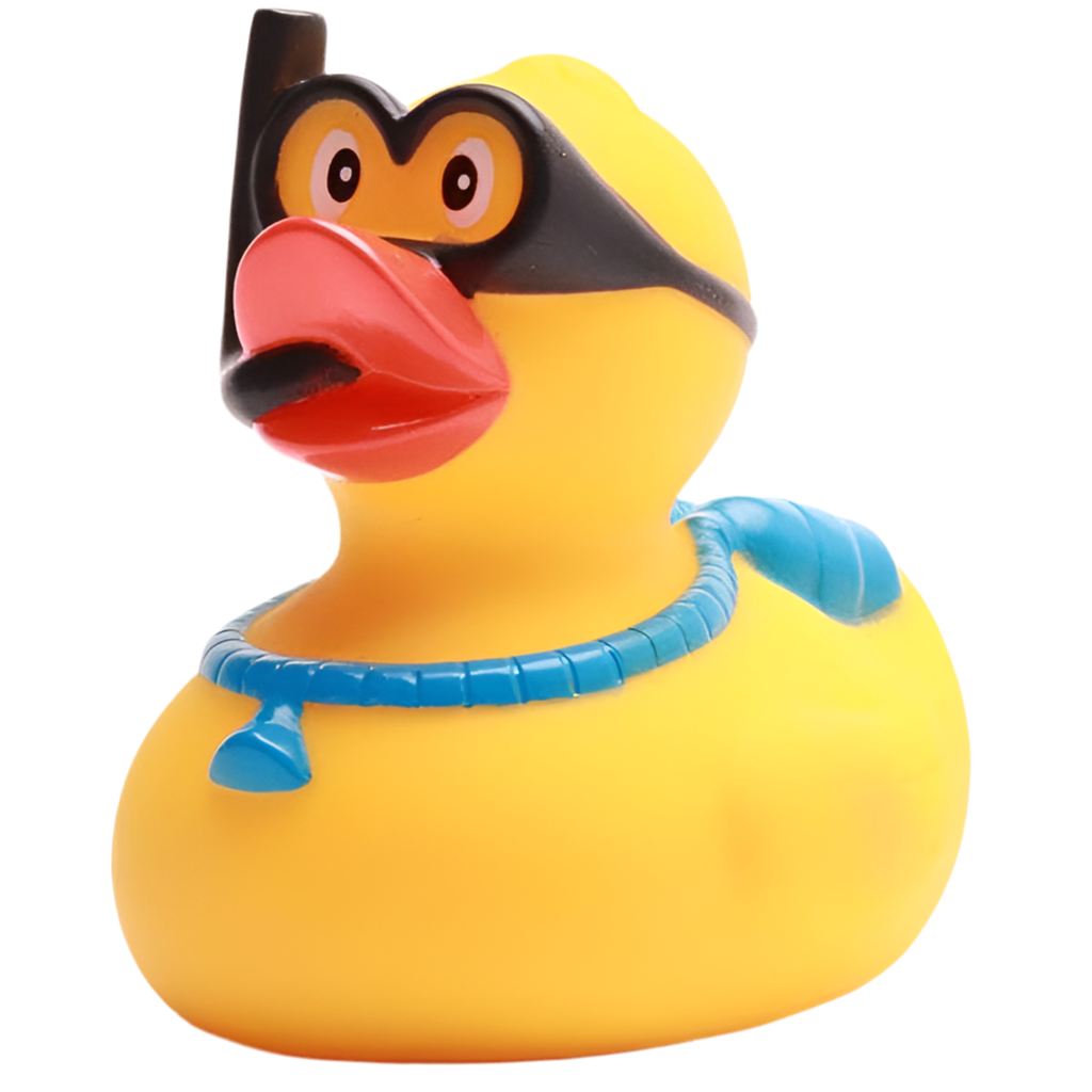 Diving Duck with Oxygen Tank