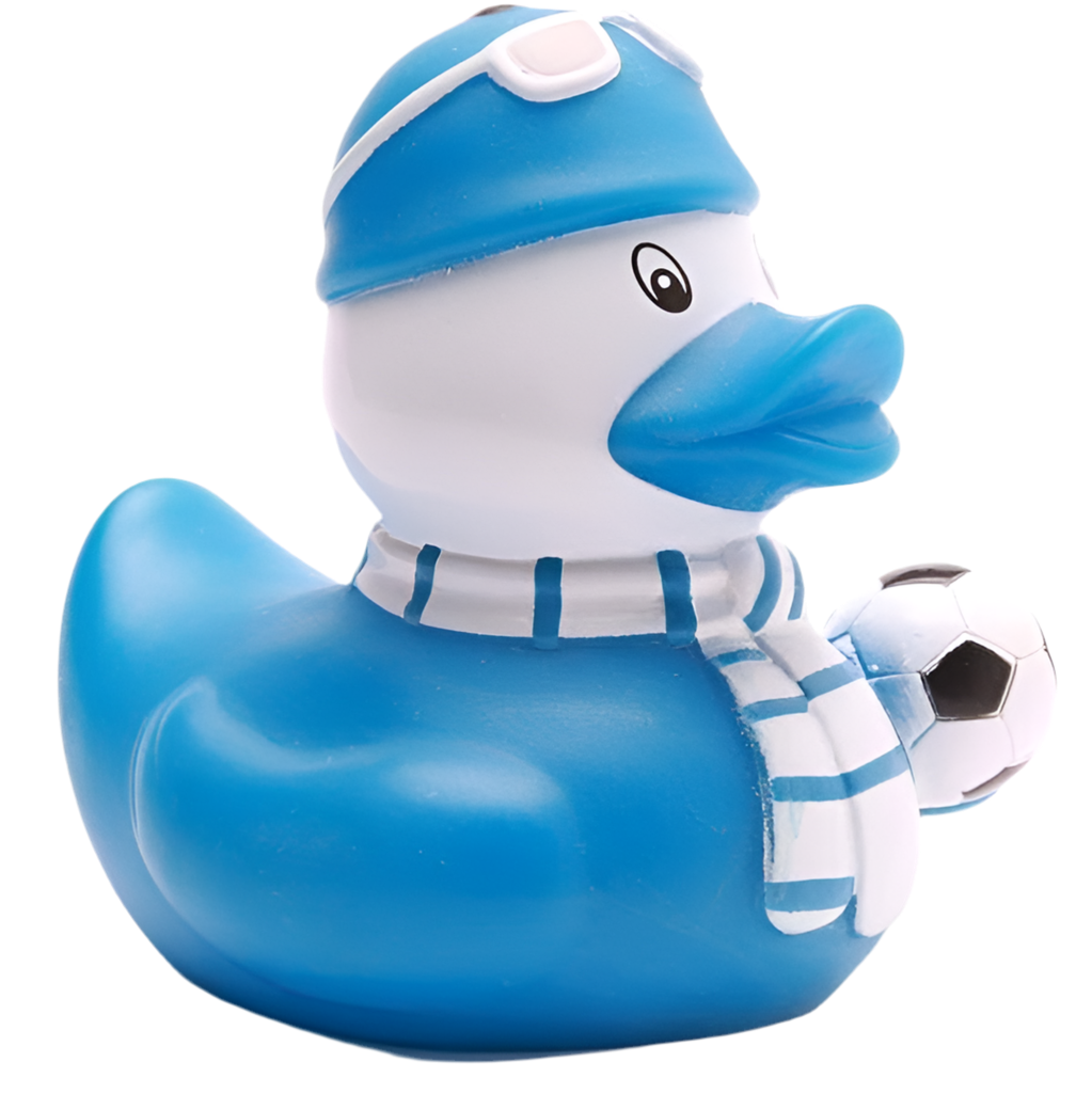 Canard Supporter de Football Bleu