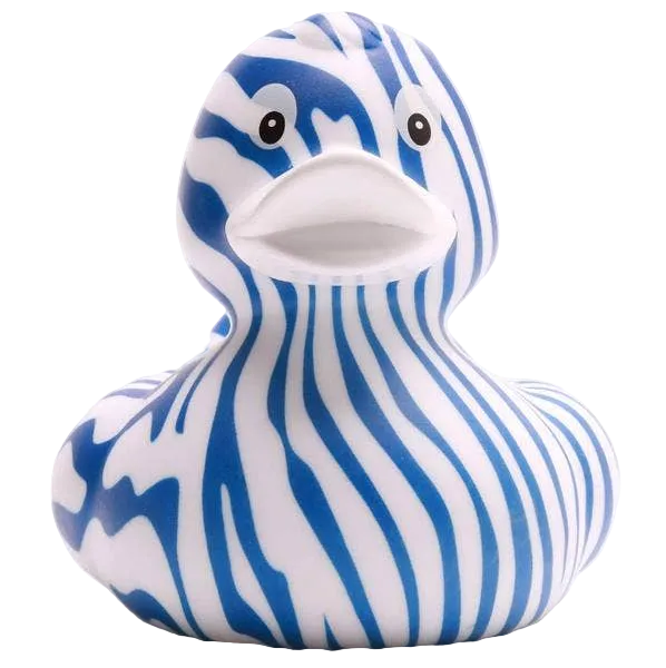 Canard Zèbre - Bleu