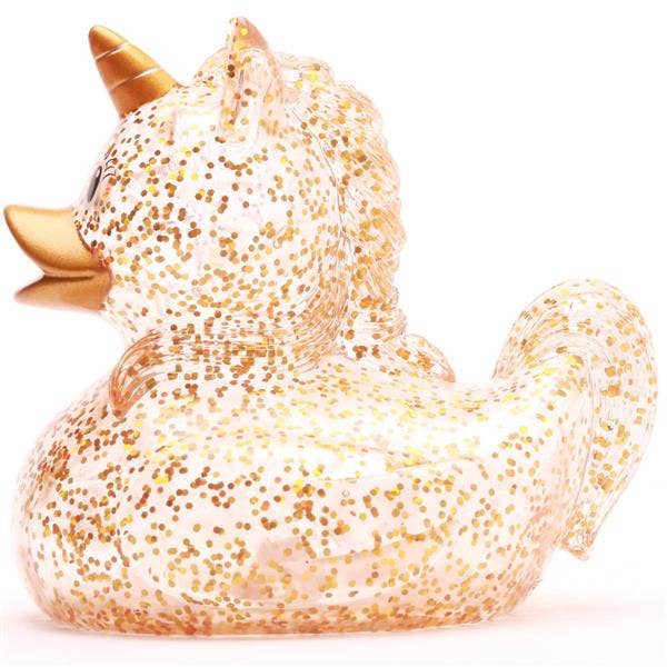 Goldglitzerndes Einhorn-Entchen