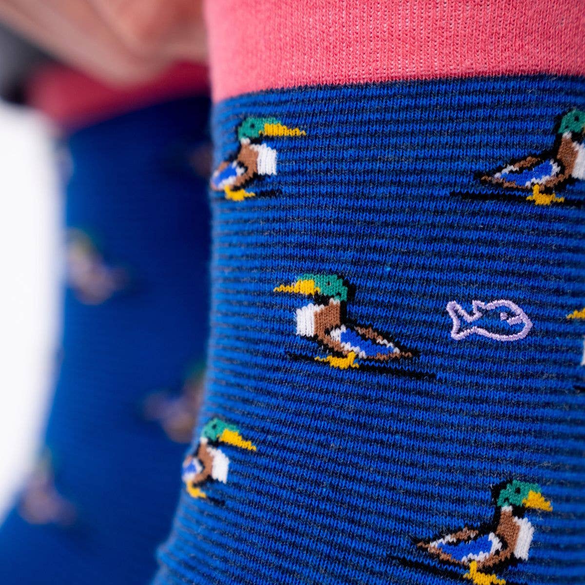 Gekämmte Baumwollsocken Tiere – Stockente