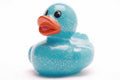 Mini Glitter Duck - blue