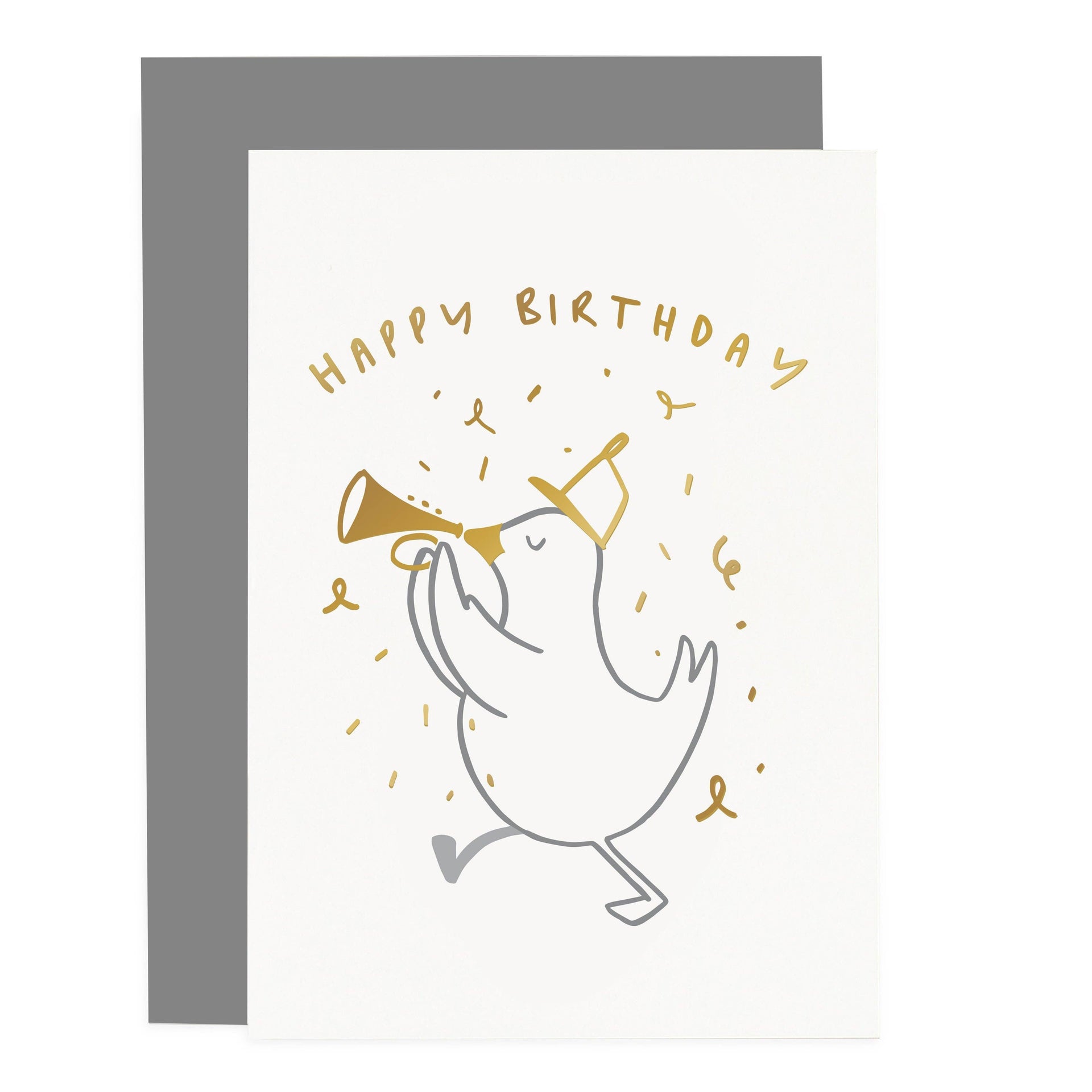 Alles Gute zum Geburtstag, Ente Grußkarte