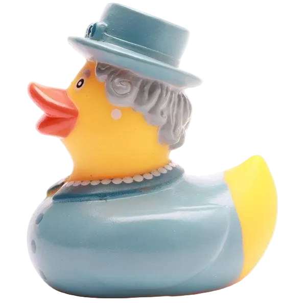 Queen Elizabeth II Ente - Blau