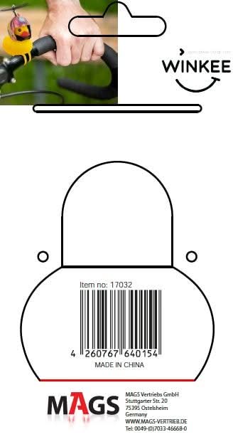 Canard couineur de vélo avec casque