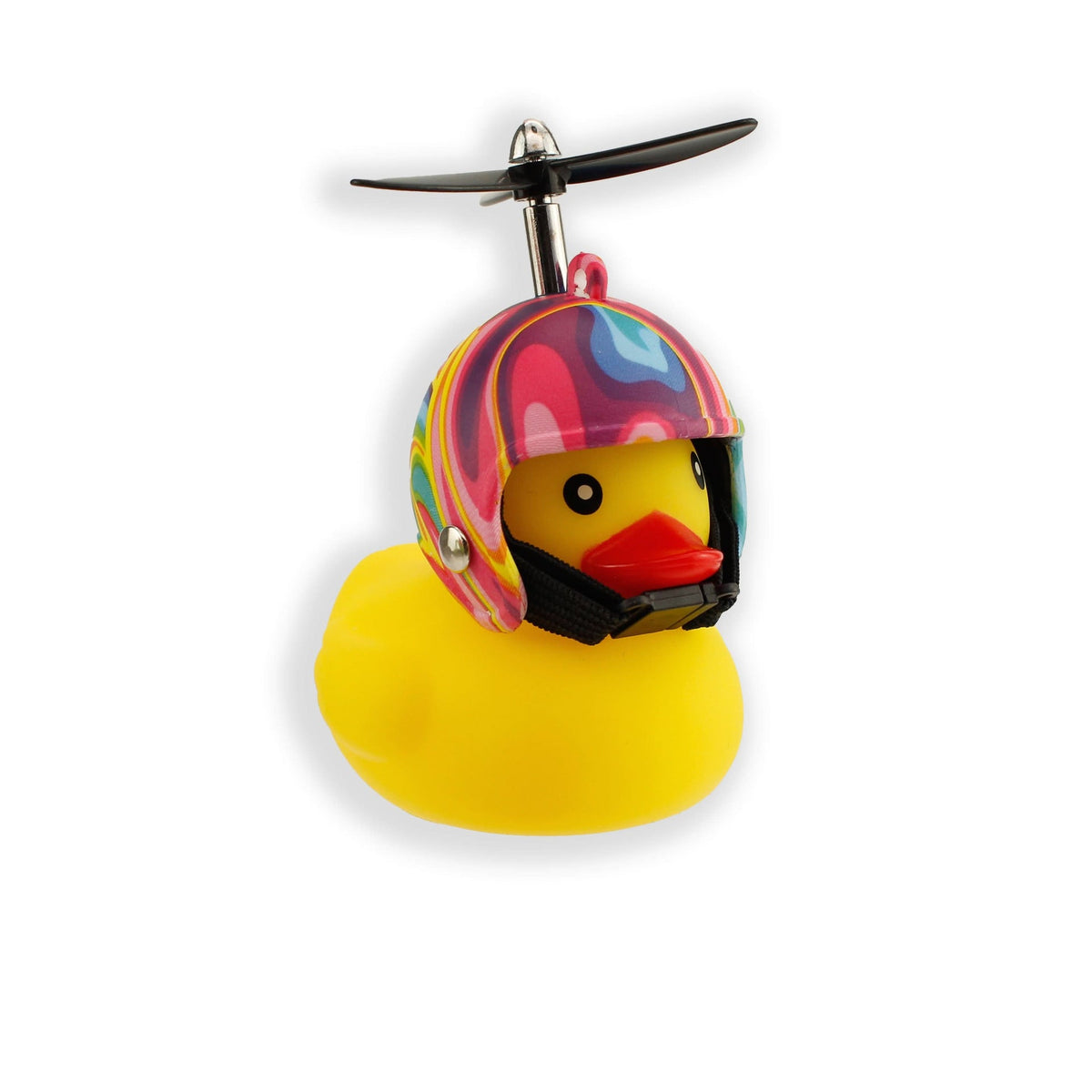 Canard couineur de vélo avec casque Winkee – vue 3