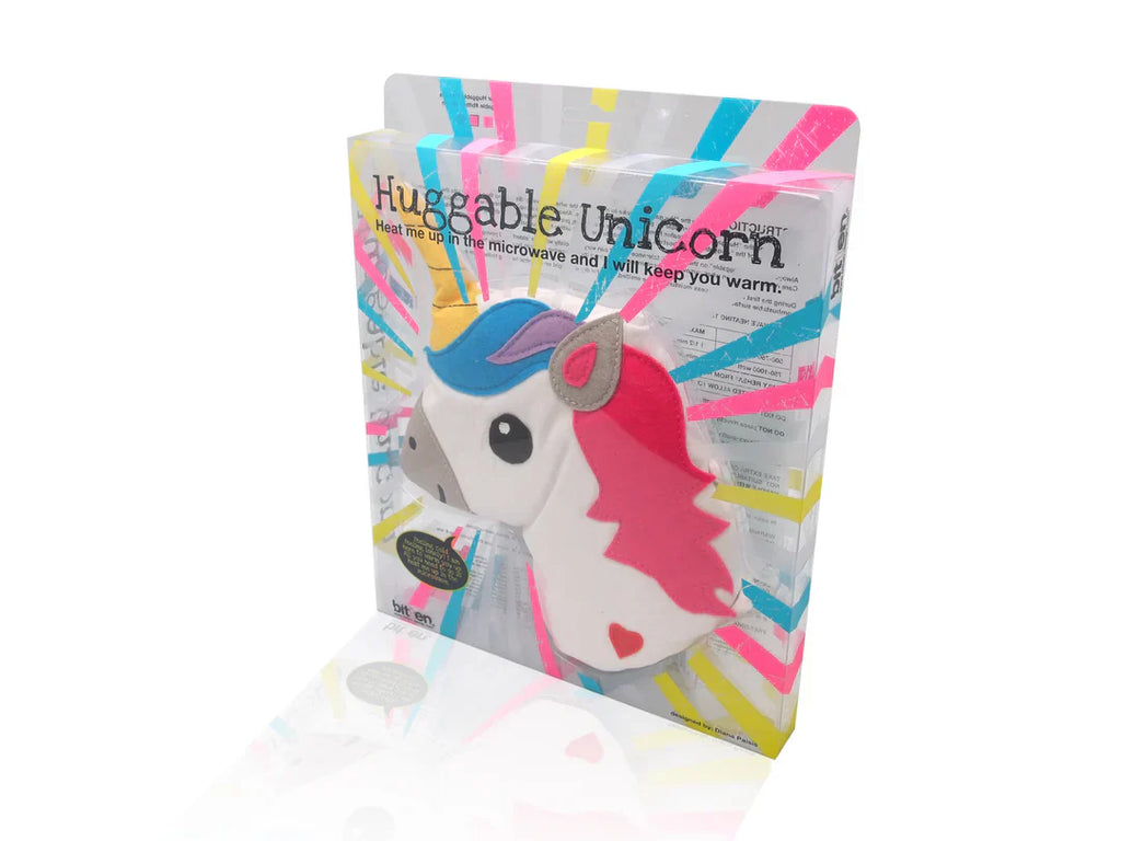 Coussin Chauffant Tête de Licorne câline