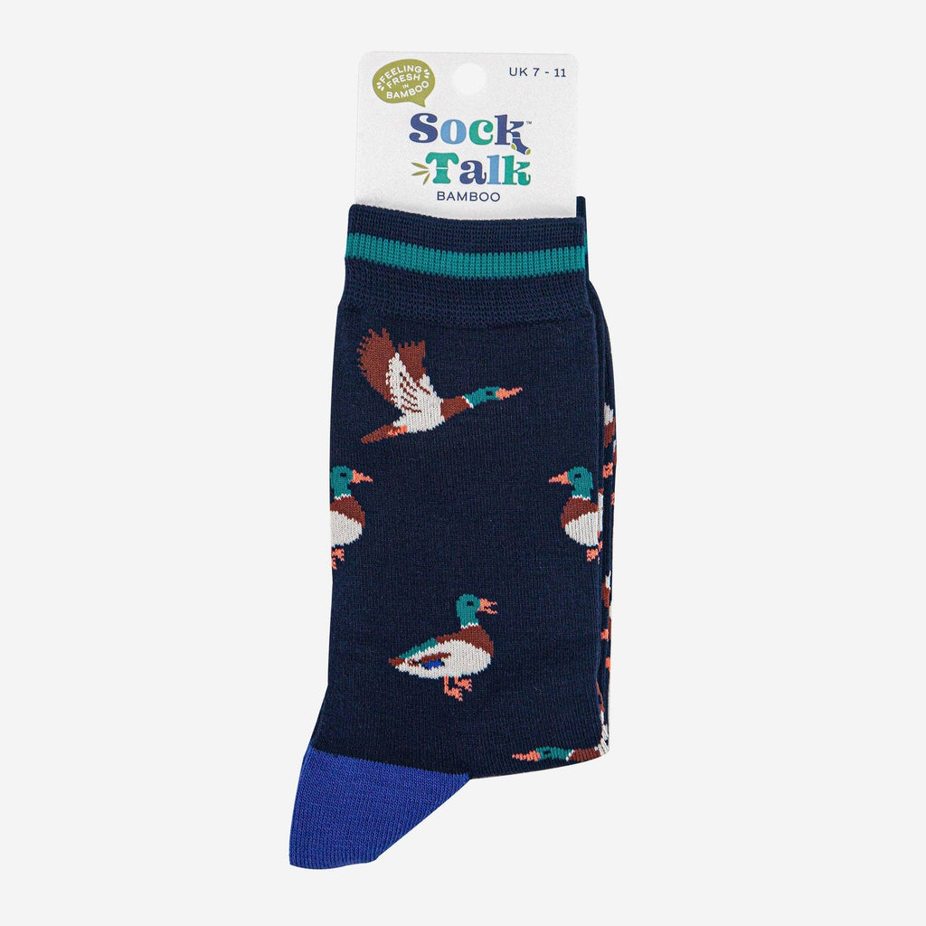Dunkelblaue Socken Stockenten