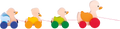 Pull-Along Animal - Large Duck Family