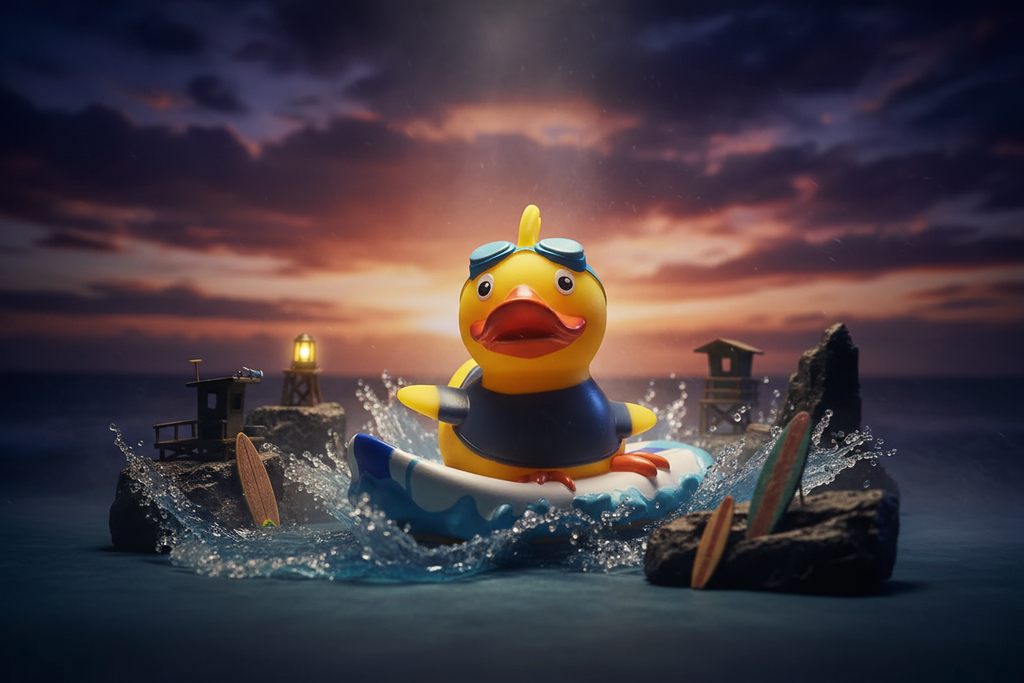 Surfer-Ente