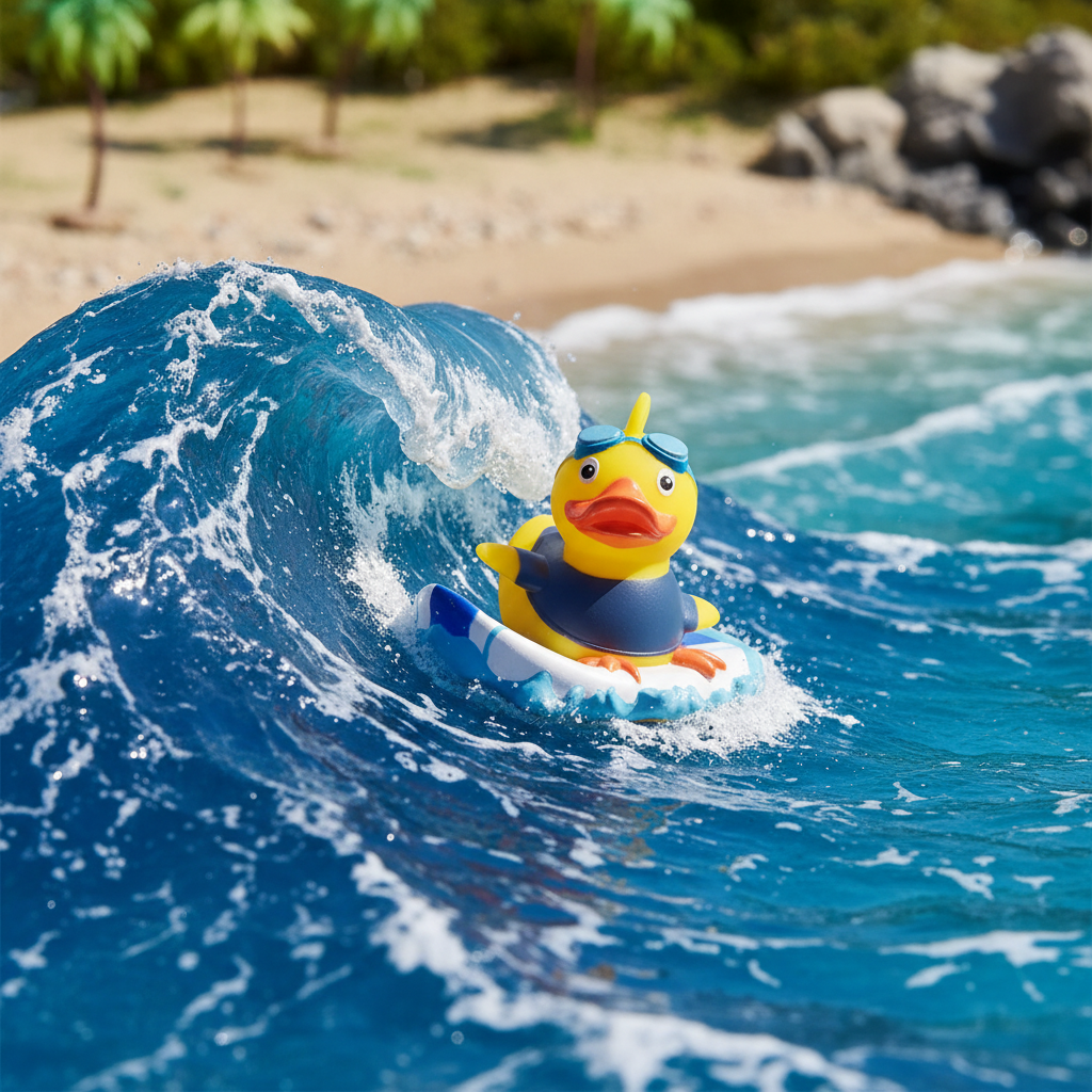 Surfer-Ente