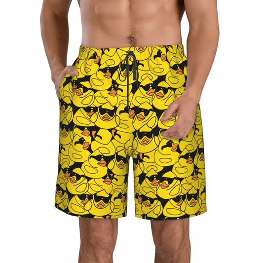 Duck Swim Shorts with Sunglasses