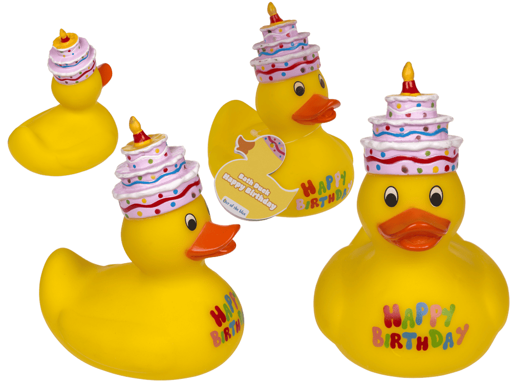 Jaune canard couineur – joyeux anniversaire