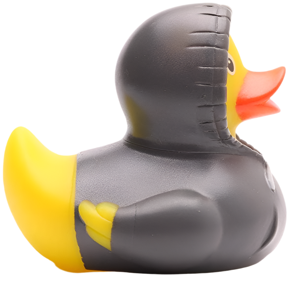 Kapuzenpullover mit Entenmotiv - Grau