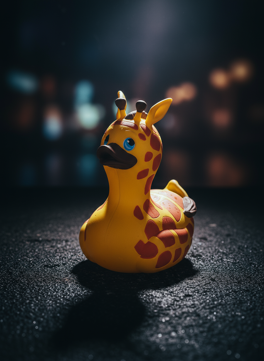 Giraffe eend