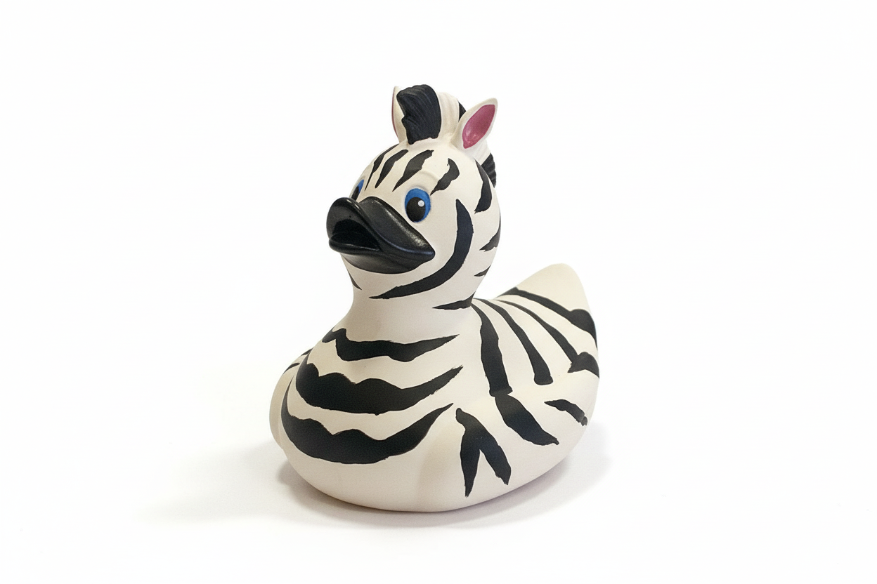 Zebra-Ente