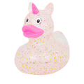 Glitzernde rosa Einhorn-Ente
