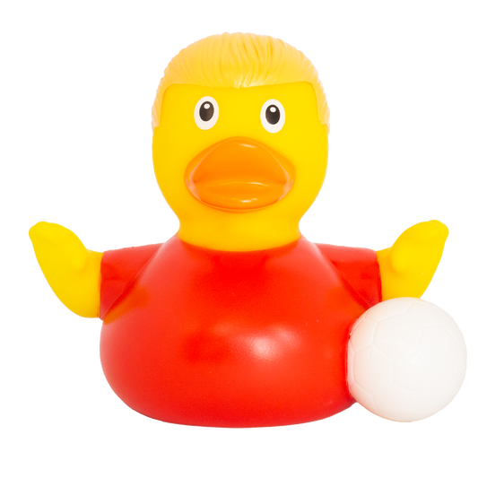 Canard Footballeur Star Rouge