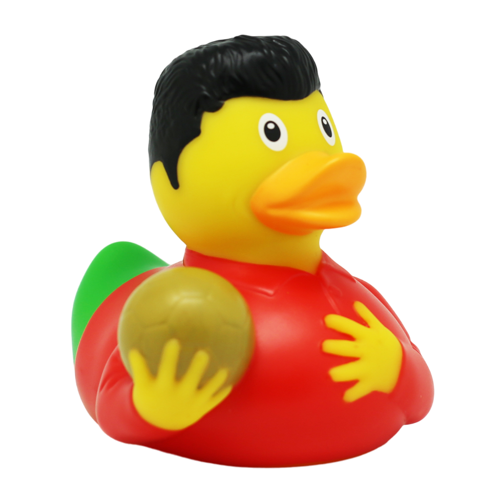 Grüne Stern-Fußball-Ente