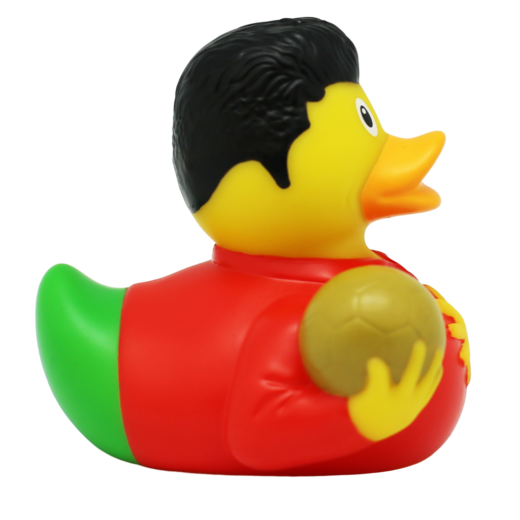 Grüne Stern-Fußball-Ente