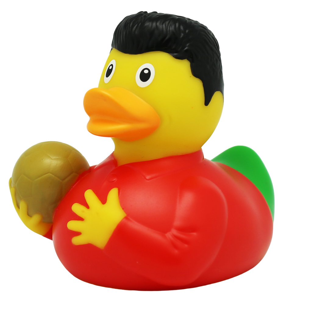 Grüne Stern-Fußball-Ente