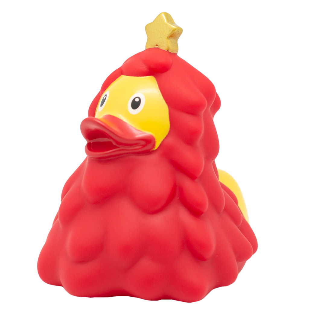 Canard Sapin de Noël Rouge