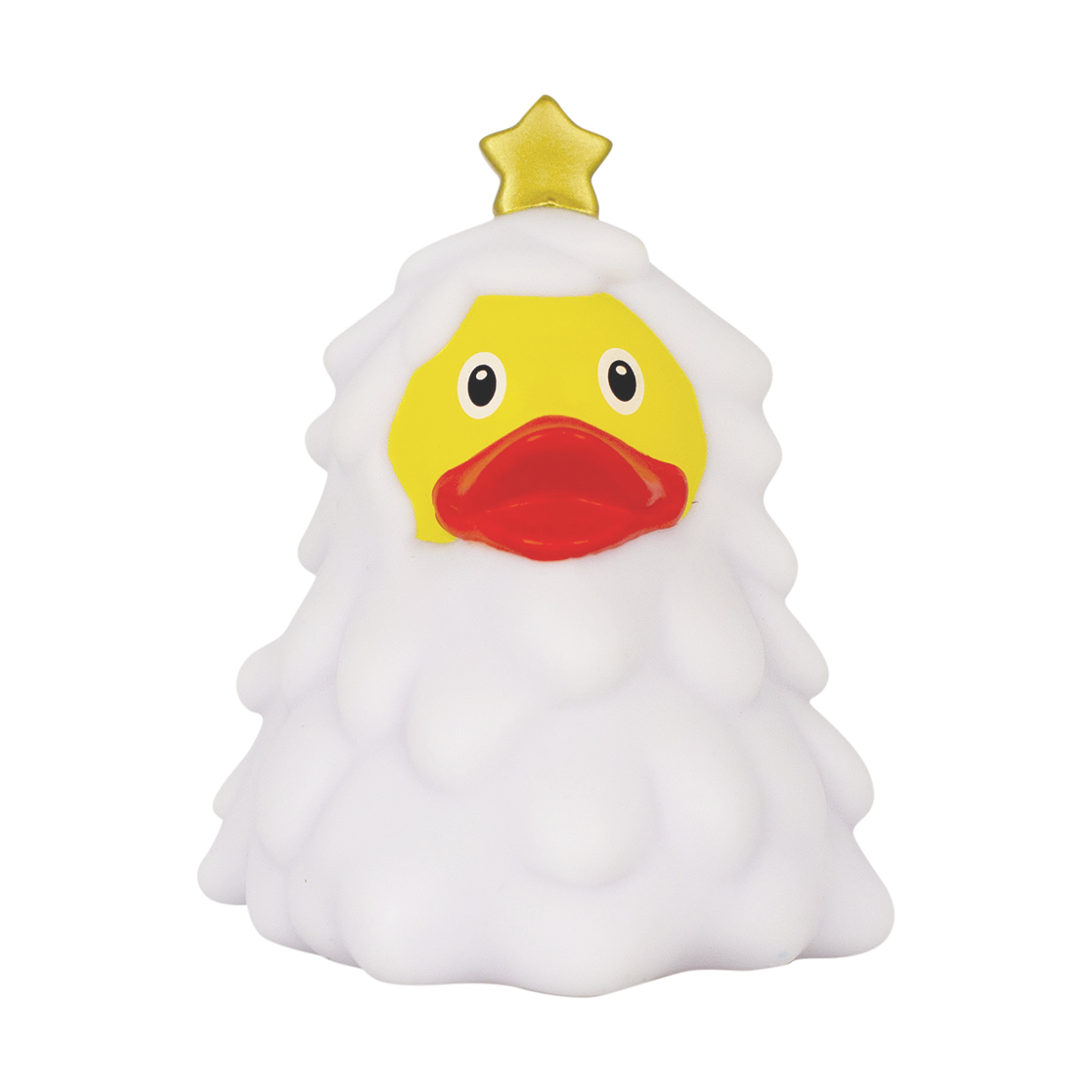 Weiße Weihnachtsbaum-Ente