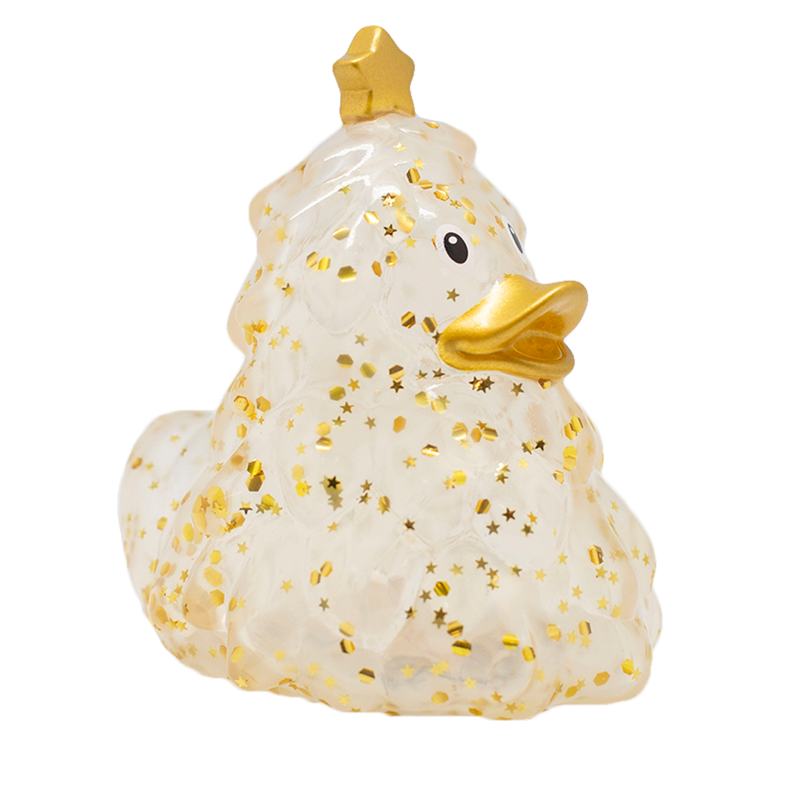 Canard Sapin de Noël Paillettes Dorées