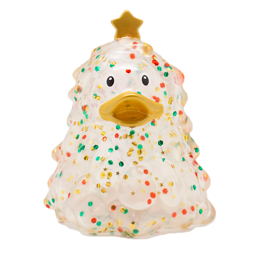 Duck Christmas Tree Glitter