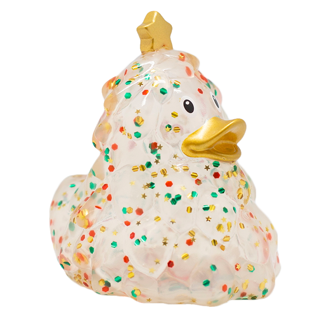 Canard Sapin de Noël Pailleté