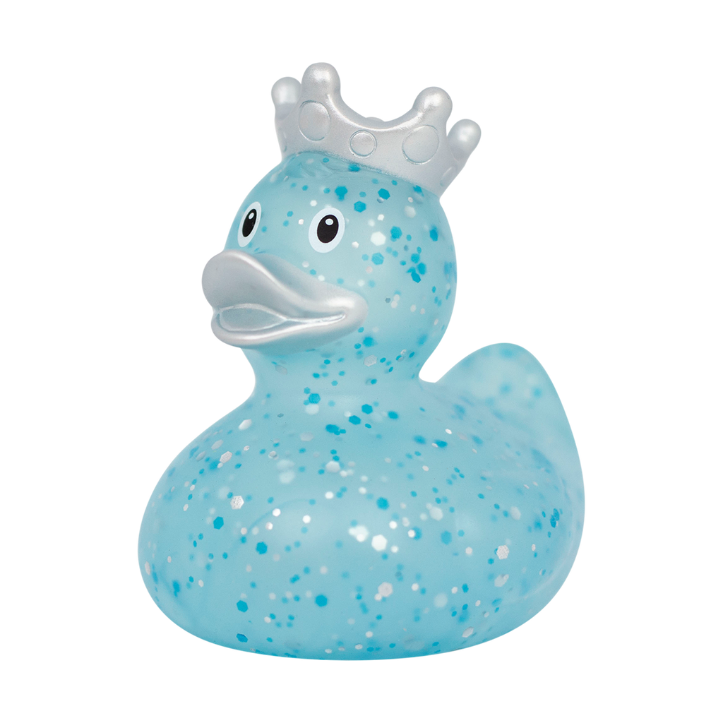 Blaue Enten-Glitzerkrone