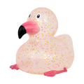 Glitzernde rosa Flamingo-Ente