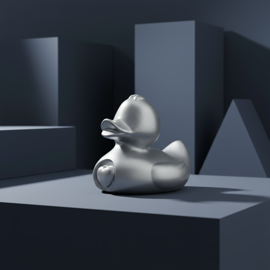 Canard Mon Cœur Argenté