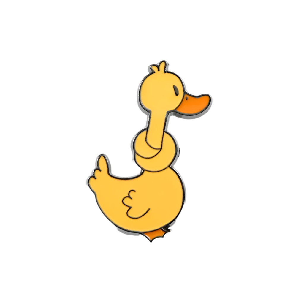 Twisted Neck Duck Pins