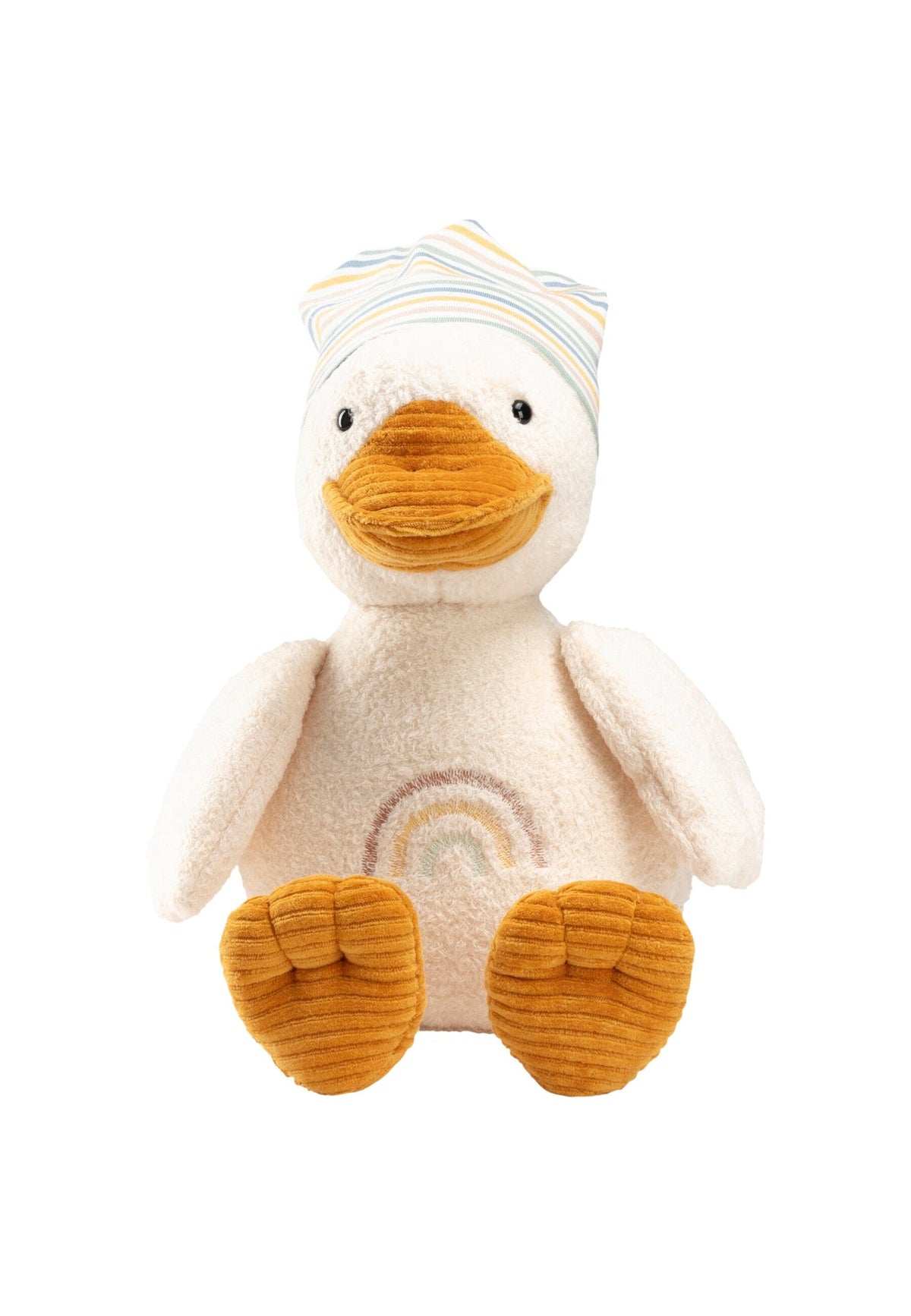 Peluche Canard Edda M avec hochet – vue 2