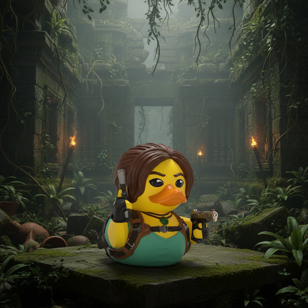 Tomb Raider Duck: Lara Croft 30th Anniversary TUBBZ (Collector's Edition)