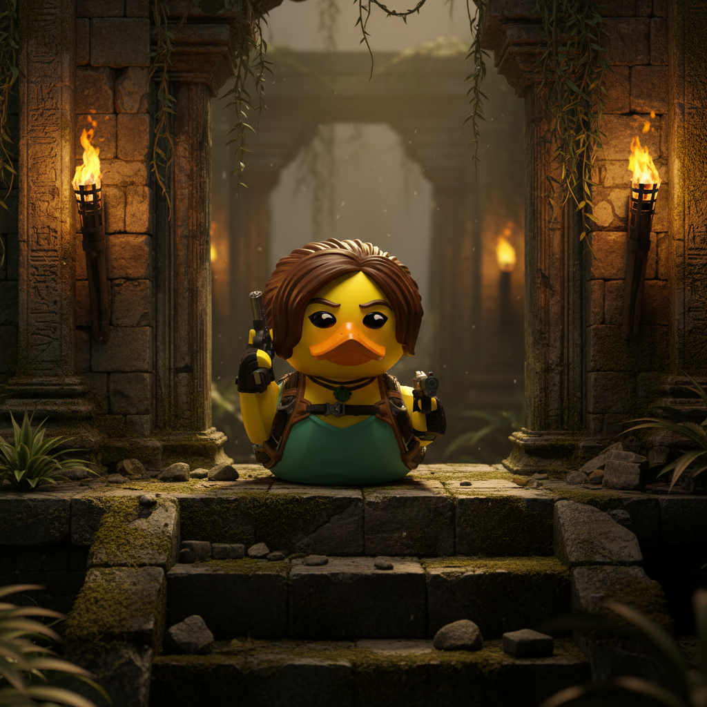 Tomb Raider Duck: Lara Croft 30th Anniversary TUBBZ (Collector's Edition)