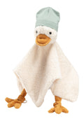 Doudou Canard Edda M avec attache-sucette