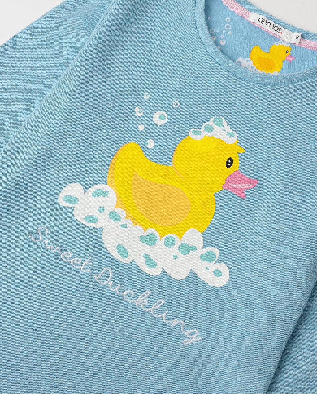 Kinder-Langarmpyjama – Ente „Sweet Duckling“