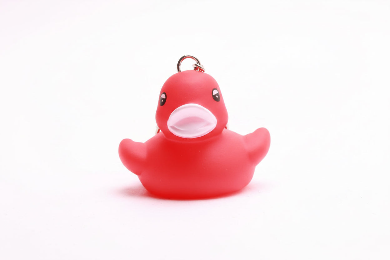 Schlüsselanhänger mit roter Ente