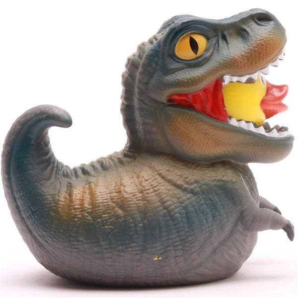Grauer Dinosaurier Ente T-Rex