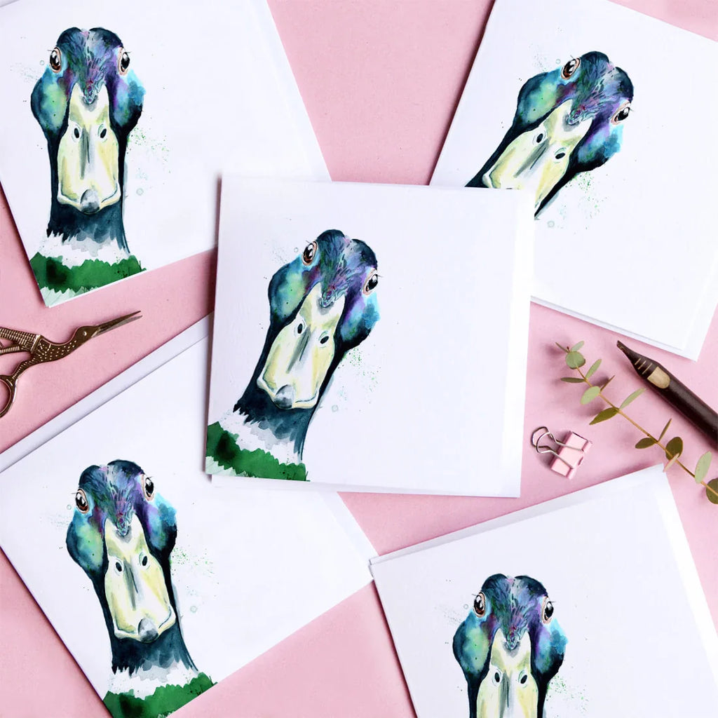 carte-de-voeux-aquarelle-canard-colvert-kate-moby