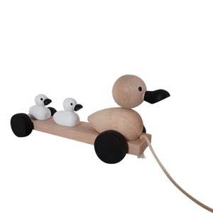 Holz-Ziehspielzeug – Entenfamilie